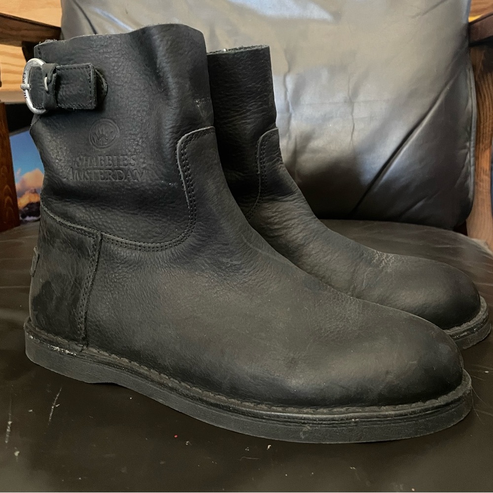 Shabbies Amsterdam Leather Boots - Picture 2 of 6